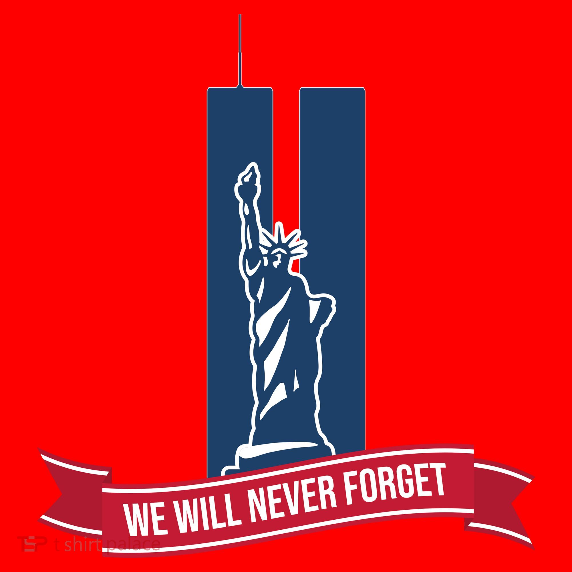 We Will Never Forget 09.11.01 Statue Of Liberty Santa Hat
