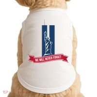 We Will Never Forget 09.11.01 Statue Of Liberty Doggie Tank thumb 0