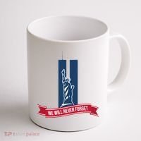 We Will Never Forget 09.11.01 Statue Of Liberty Coffee Mug thumb 1