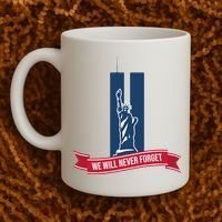We Will Never Forget 09.11.01 Statue Of Liberty Coffee Mug thumb 2