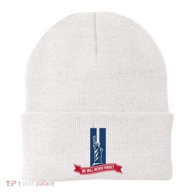We Will Never Forget 09.11.01 Statue Of Liberty Beanie