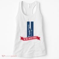 We Will Never Forget 09.11.01 Statue Of Liberty Women's Tank Top thumb 0