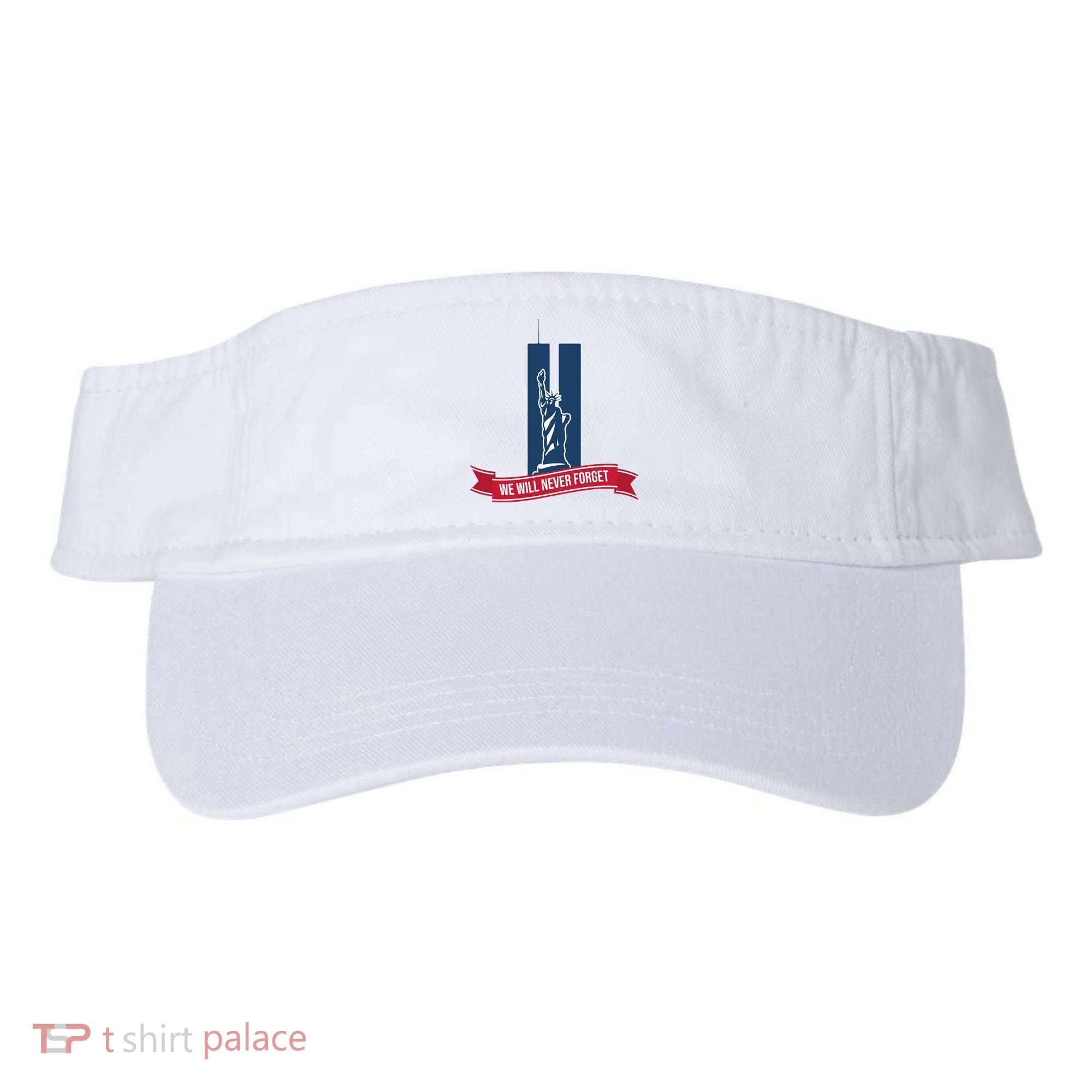 We Will Never Forget 09.11.01 Statue Of Liberty Visor
