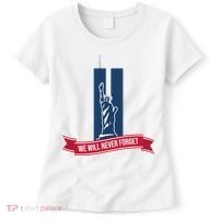We Will Never Forget 09.11.01 Statue Of Liberty Women's T-Shirt thumb 0