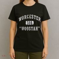 Worcester Woostah Nickname 508 Vintage Area Code T-Shirt thumb 4