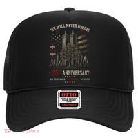We Will Never Forget September 11 25th Anniversary Tribute Hat thumb 0