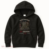 We Will Never Forget September 11 25th Anniversary Tribute Kids Hoodie thumb 0