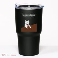 Westie “Weakest Or Missing Link” Insult Graphic Tumbler thumb 0