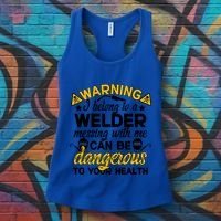 Welder Wife Of A Welder Funny WelderS Wife Great Gift Women's Tank Top thumb 3