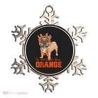 We Wear Orange Frenchie Dog Multiple Sclerosis Awareness Ornament thumb 0