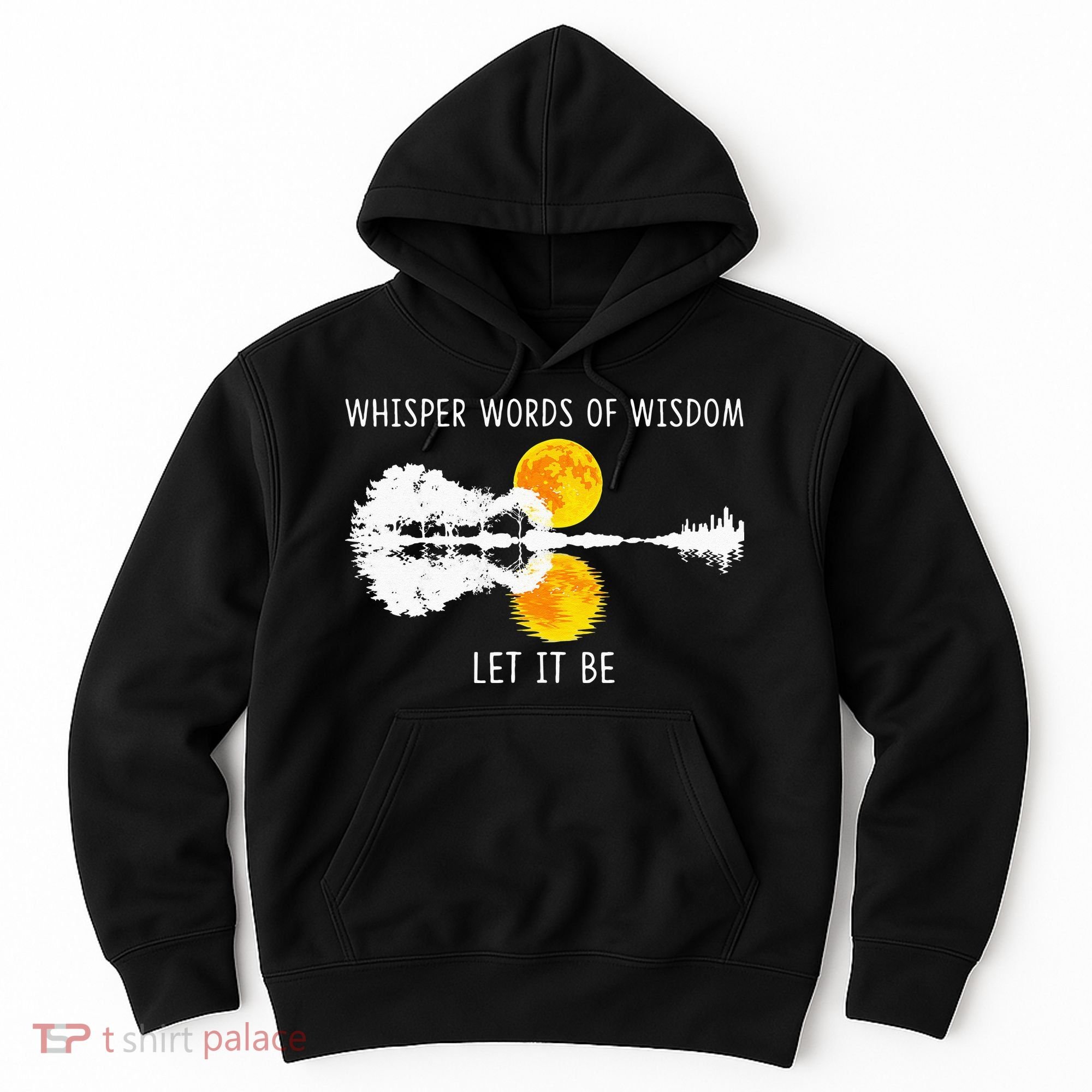 Whisper Words Of Wisdom LetIt Be Guitar Lake Shadow Hoodie