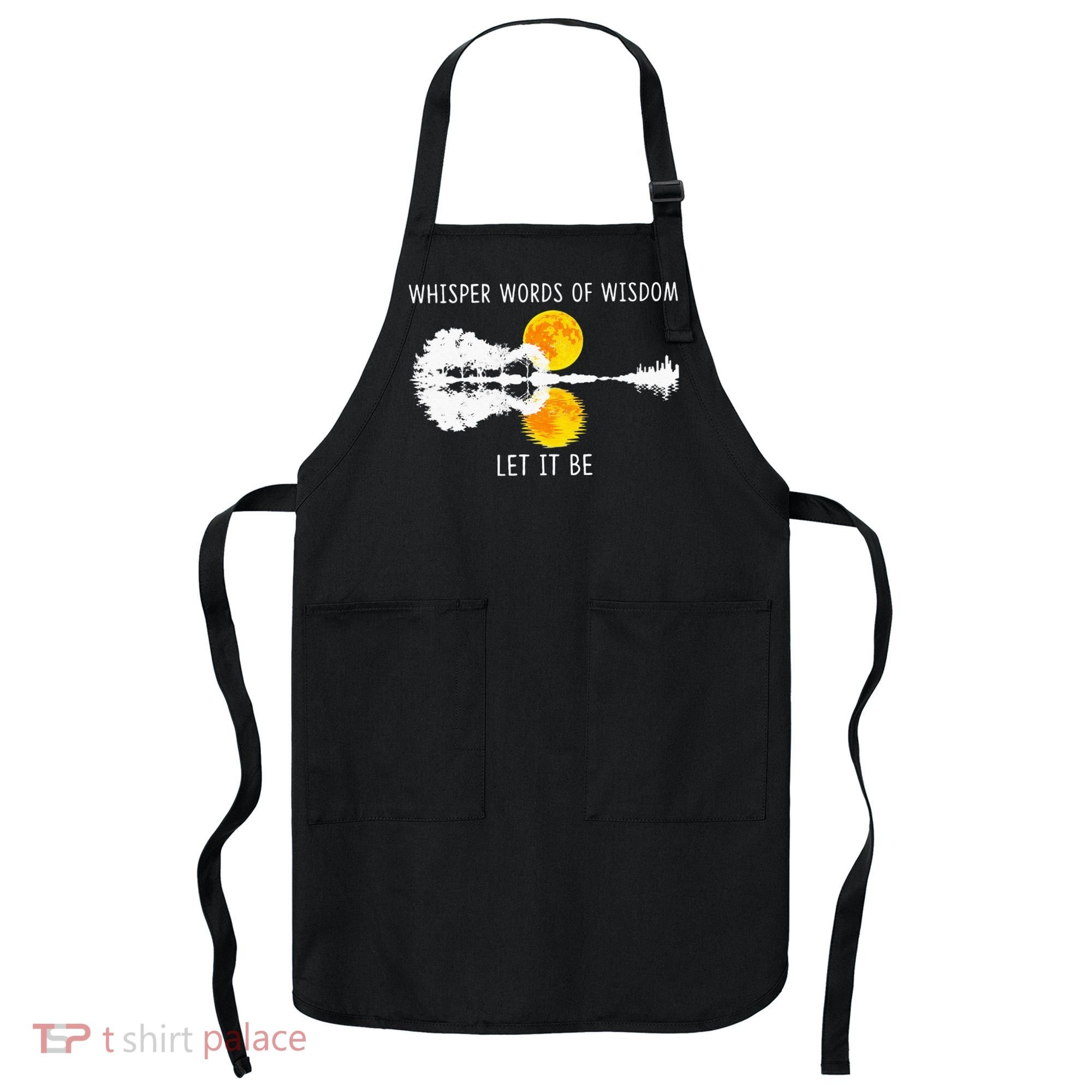 Whisper Words Of Wisdom LetIt Be Guitar Lake Shadow Apron