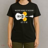 Whisper Words Of Wisdom LetIt Be Guitar Lake Shadow T-Shirt thumb 4