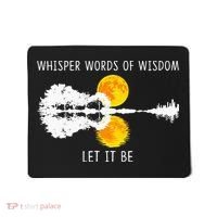 Whisper Words Of Wisdom LetIt Be Guitar Lake Shadow Mousepad thumb 0
