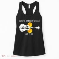 Whisper Words Of Wisdom LetIt Be Guitar Lake Shadow Women's Tank Top thumb 0