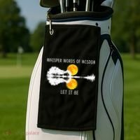 Whisper Words Of Wisdom LetIt Be Guitar Lake Shadow Golf Towel thumb 2