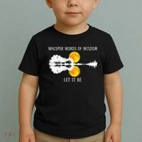 Whisper Words Of Wisdom LetIt Be Guitar Lake Shadow Toddler T-Shirt thumb 2