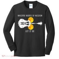 Whisper Words Of Wisdom LetIt Be Guitar Lake Shadow Kids Long Sleeve Shirt thumb 0
