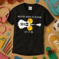 Whisper Words Of Wisdom LetIt Be Guitar Lake Shadow Kids T-Shirt thumb 3