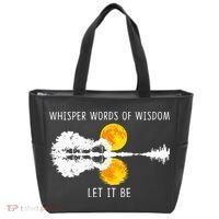 Whisper Words Of Wisdom LetIt Be Guitar Lake Shadow Tote Bag thumb 0