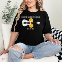Whisper Words Of Wisdom Let It Be Guitar Lake Shadow Comfort Colors T-Shirt thumb 2