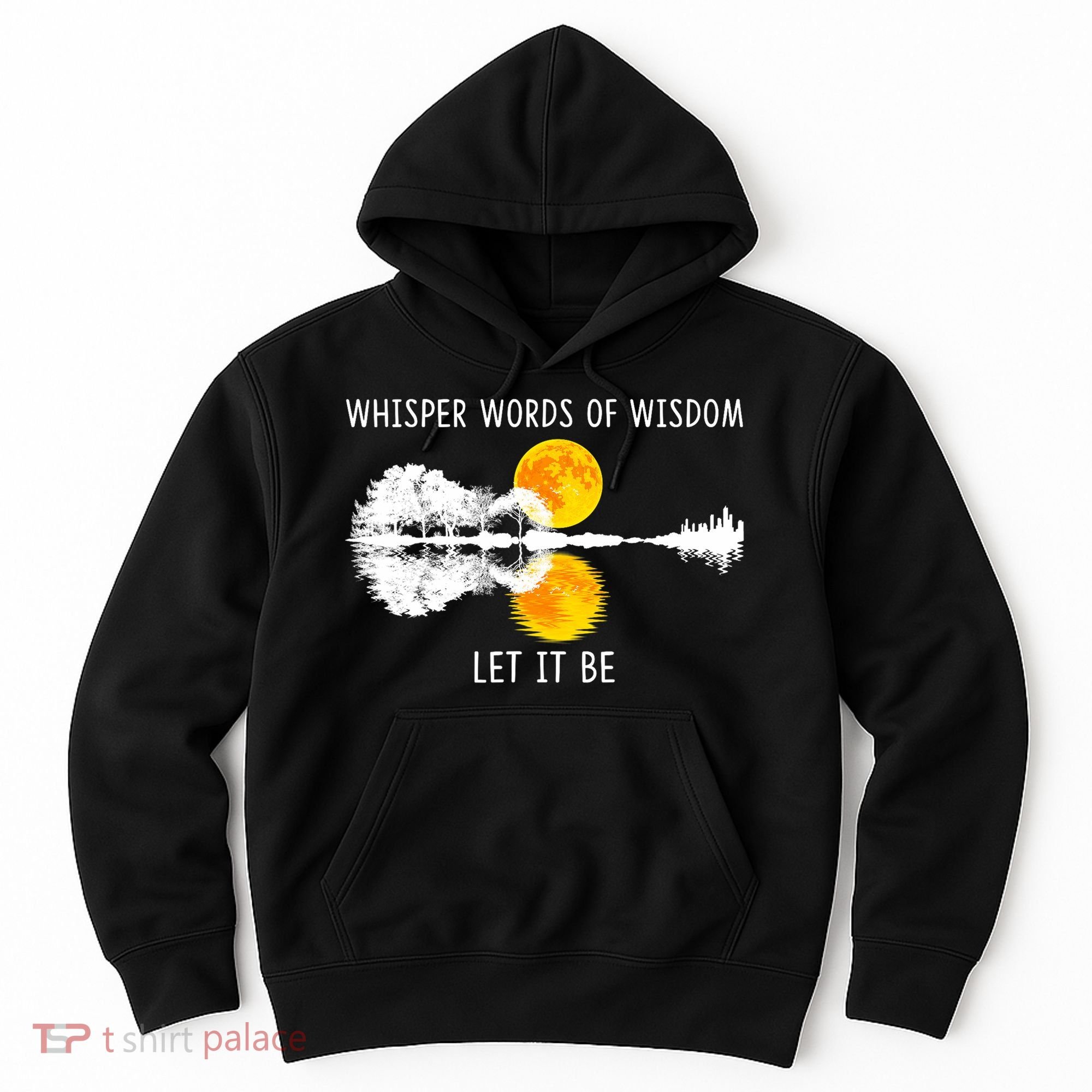 Whisper Words Of Wisdom Let It Be Guitar Lake Shadow Hoodie