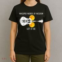 Whisper Words Of Wisdom Let It Be Guitar Lake Shadow T-Shirt thumb 4