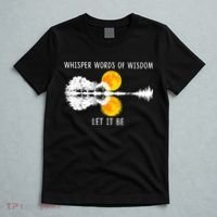Whisper Words Of Wisdom Let It Be Guitar Lake Shadow T-Shirt thumb 5