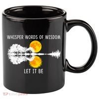 Whisper Words Of Wisdom Let It Be Guitar Lake Shadow 11oz C Handle Ceramic Mug thumb 0