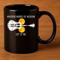 Whisper Words Of Wisdom Let It Be Guitar Lake Shadow 11oz C Handle Ceramic Mug thumb 3