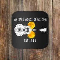 Whisper Words Of Wisdom Let It Be Guitar Lake Shadow Coaster thumb 0