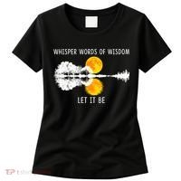 Whisper Words Of Wisdom Let It Be Guitar Lake Shadow Women's T-Shirt thumb 0