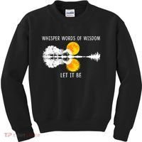 Whisper Words Of Wisdom Let It Be Guitar Lake Shadow Kids Sweatshirt thumb 0
