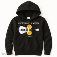 Whisper Words Of Wisdom Let It Be Guitar Lake Shadow Kids Hoodie thumb 0