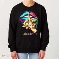 Whisper words of wisdom let peace let funny quotes Women's Sweatshirt thumb 0