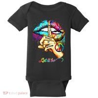 Whisper words of wisdom let peace let funny quotes Baby Bodysuit thumb 0