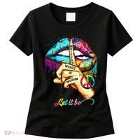 Whisper words of wisdom let peace let funny quotes Women's T-Shirt thumb 0
