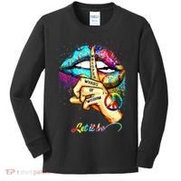 Whisper words of wisdom let peace let funny quotes Kids Long Sleeve Shirt thumb 0