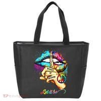 Whisper words of wisdom let peace let funny quotes Tote Bag thumb 0