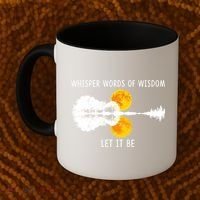 Whisper Words Of Wisdom Letit Be Gift Guitar Lake Shadow Meaningful Gift Coffee Mug thumb 2