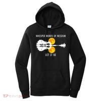 Whisper Words Of Wisdom Letit Be Gift Guitar Lake Shadow Meaningful Gift Women's Hoodie thumb 0