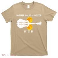 Whisper Words Of Wisdom Letit Be Gift Guitar Lake Shadow Meaningful Gift T-Shirt thumb 0