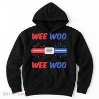 Wee Woo Police Car Funny Hoodie thumb 0