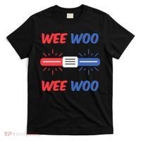 Wee Woo Police Car Funny T-Shirt thumb 0