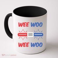 Wee Woo Police Car Funny Coffee Mug thumb 0