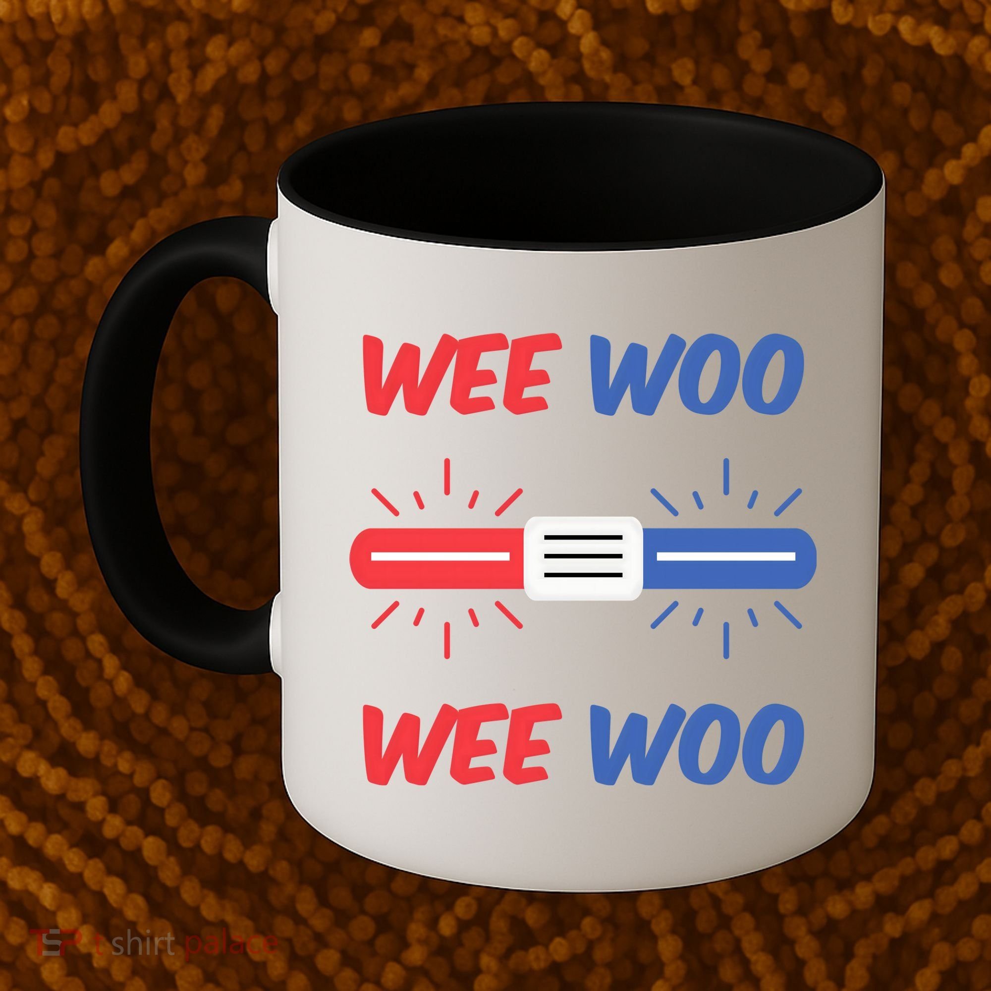 Wee Woo Police Car Funny Coffee Mug