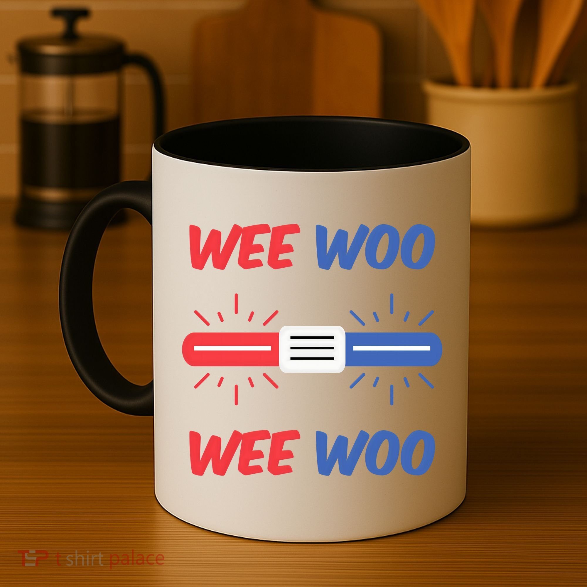 Wee Woo Police Car Funny Coffee Mug