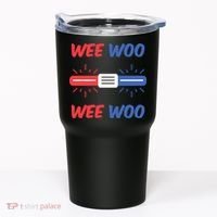 Wee Woo Police Car Funny Tumbler thumb 0