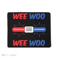 Wee Woo Police Car Funny Mousepad thumb 0