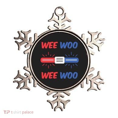 Wee Woo Police Car Funny Ornament